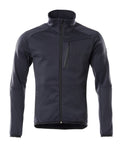 Fleecepullover mit Reißverschluss UNIQUE dunkelblau
