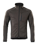 Fleecepullover mit Reißverschluss UNIQUE dark anthracite/black