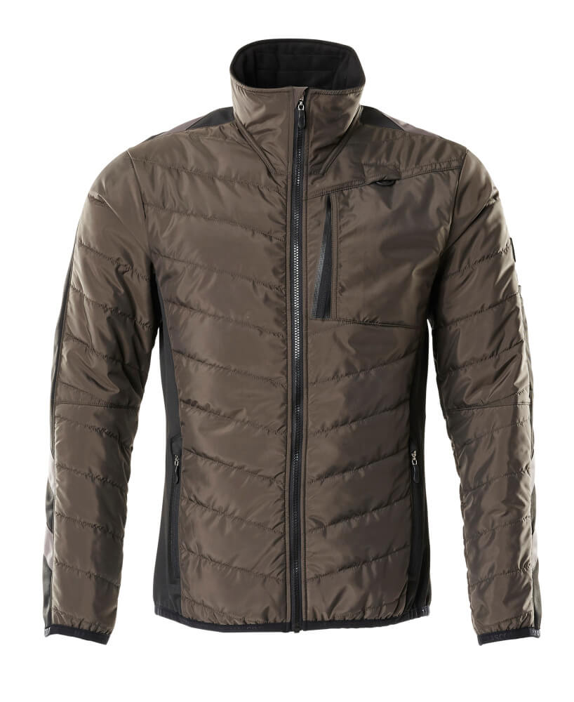 Thermojacke UNIQUE dark anthracite/black