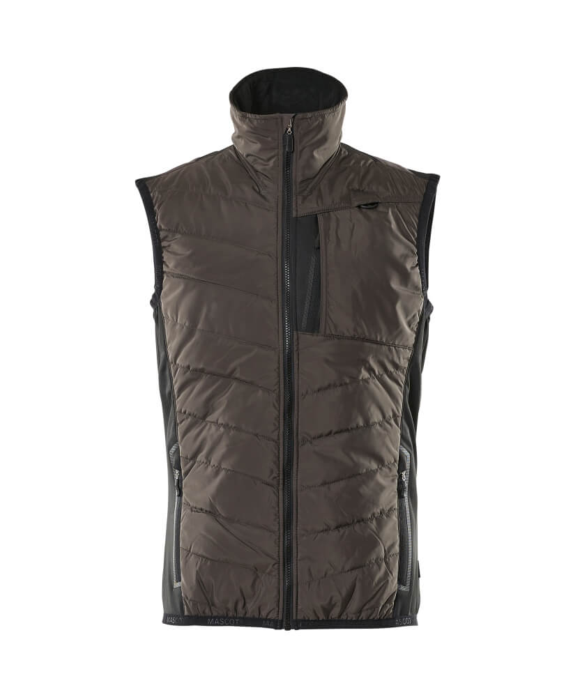 Thermoweste UNIQUE dark anthracite/black
