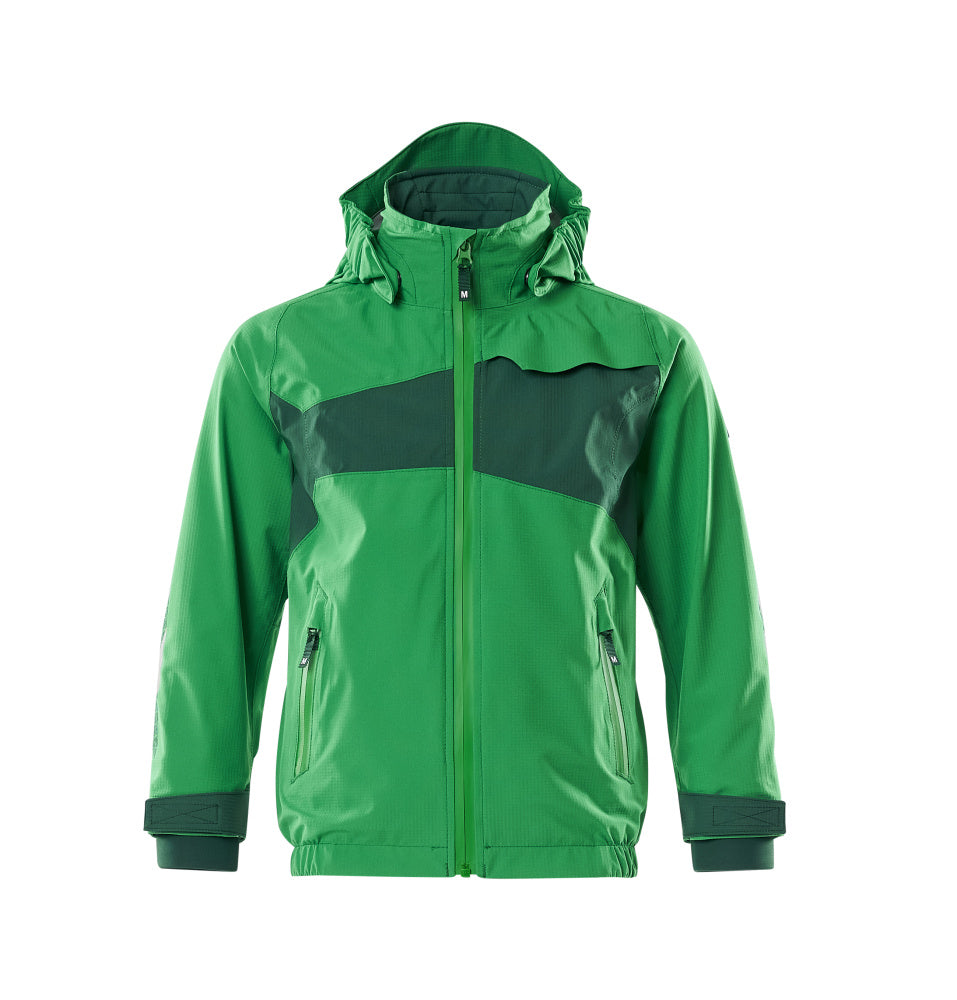 Outer Shell Jacket for children ACCELERATE grass green/green