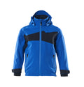 Outer Shell Jacket for children ACCELERATE azure blue/dark navy