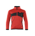 Fleece Jumper for children ACCELERATE traffic red/black