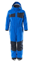 Snowsuit for children ACCELERATE azure blue/dark navy