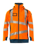 Hardshell-Jacke ACCELERATE SAFE hi-vis orange/dark petroleum