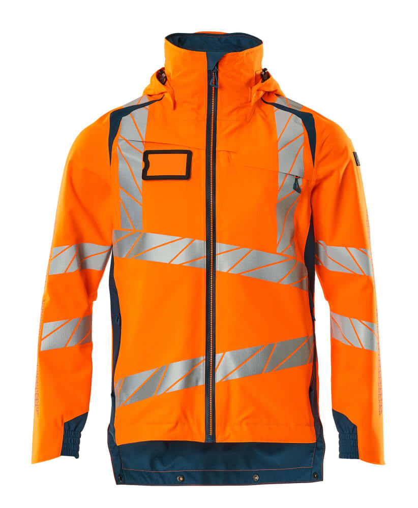 Hardshell-Jacke ACCELERATE SAFE hi-vis orange/dark petroleum