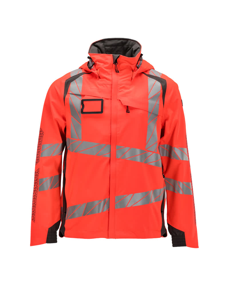 Hardshell-Jacke ACCELERATE SAFE hi-vis red/dark anthracite