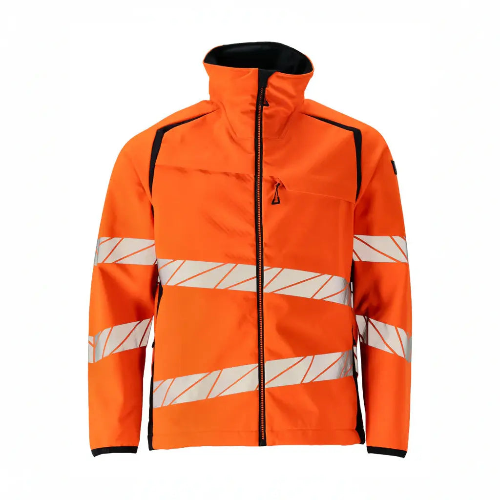 Softshell-Jacke ACCELERATE SAFE hi-vis orange/dark navy