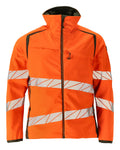 Softshell-Jacke ACCELERATE SAFE hi-vis orange/moss green
