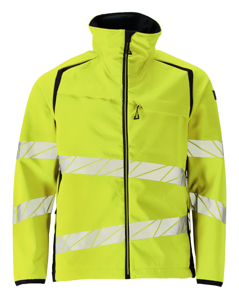 Softshell-Jacke ACCELERATE SAFE hi-vis yellow/dark navy