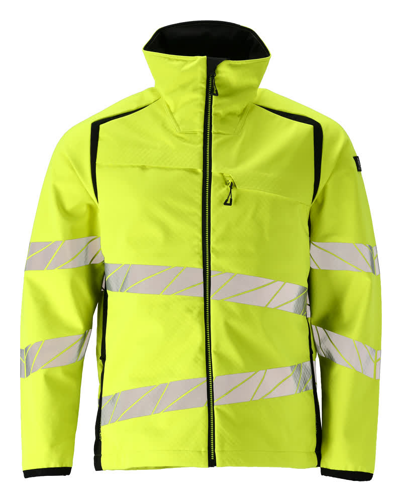 Softshell-Jacke ACCELERATE SAFE hi-vis yellow/black