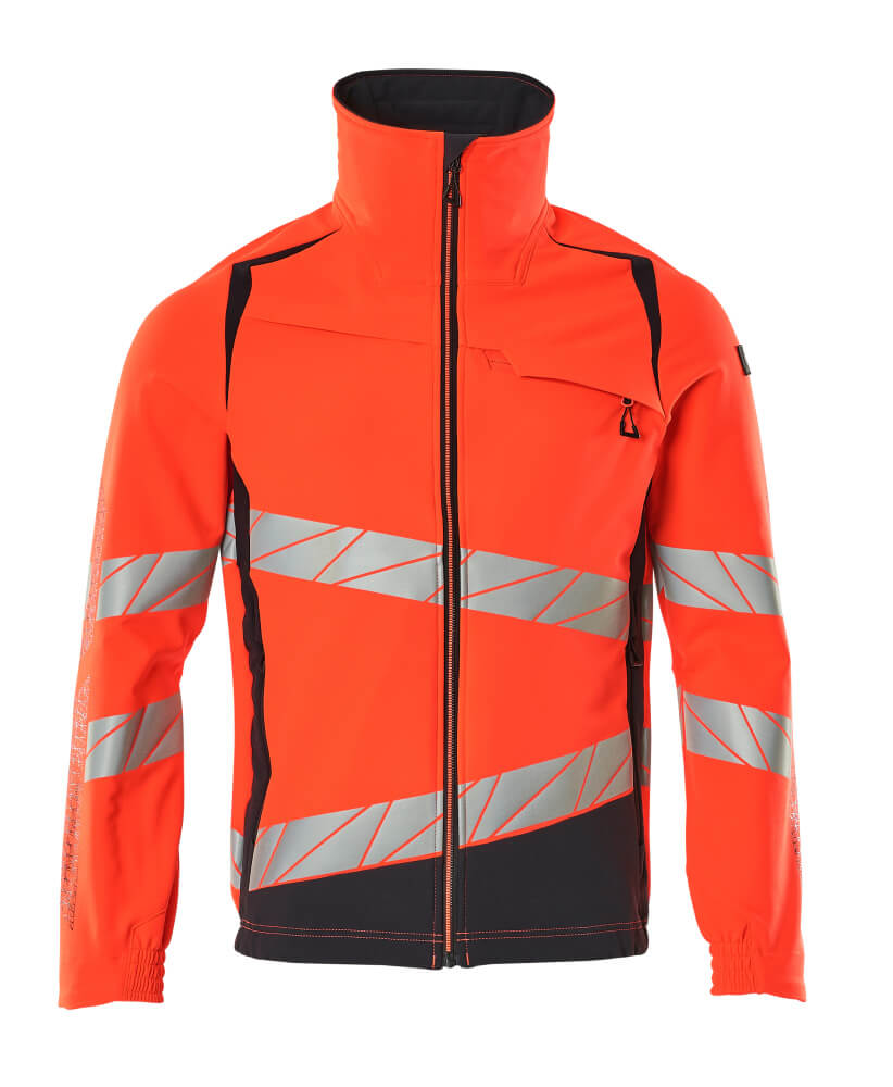 Arbeitsjacke ACCELERATE SAFE hi-vis red/dark navy