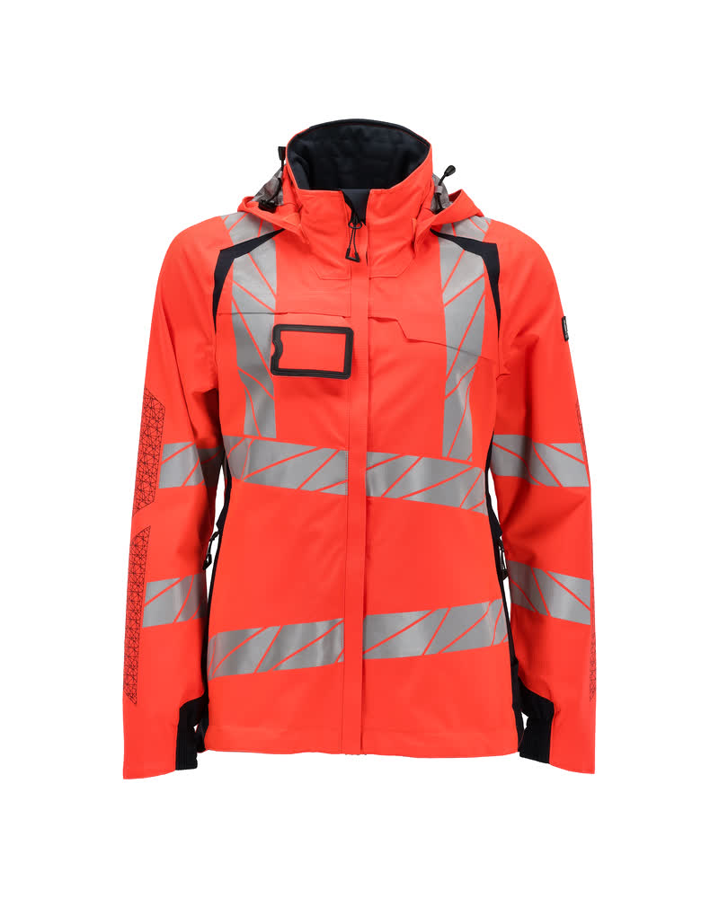 Hardshell-Jacke ACCELERATE SAFE hi-vis red/dark navy