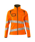 Softshell-Jacke ACCELERATE SAFE hi-vis orange/moss green