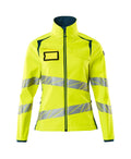 Softshell-Jacke ACCELERATE SAFE hi-vis yellow/dark petroleum