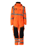 Winter Boilersuit ACCELERATE SAFE hi-vis orange/dark navy