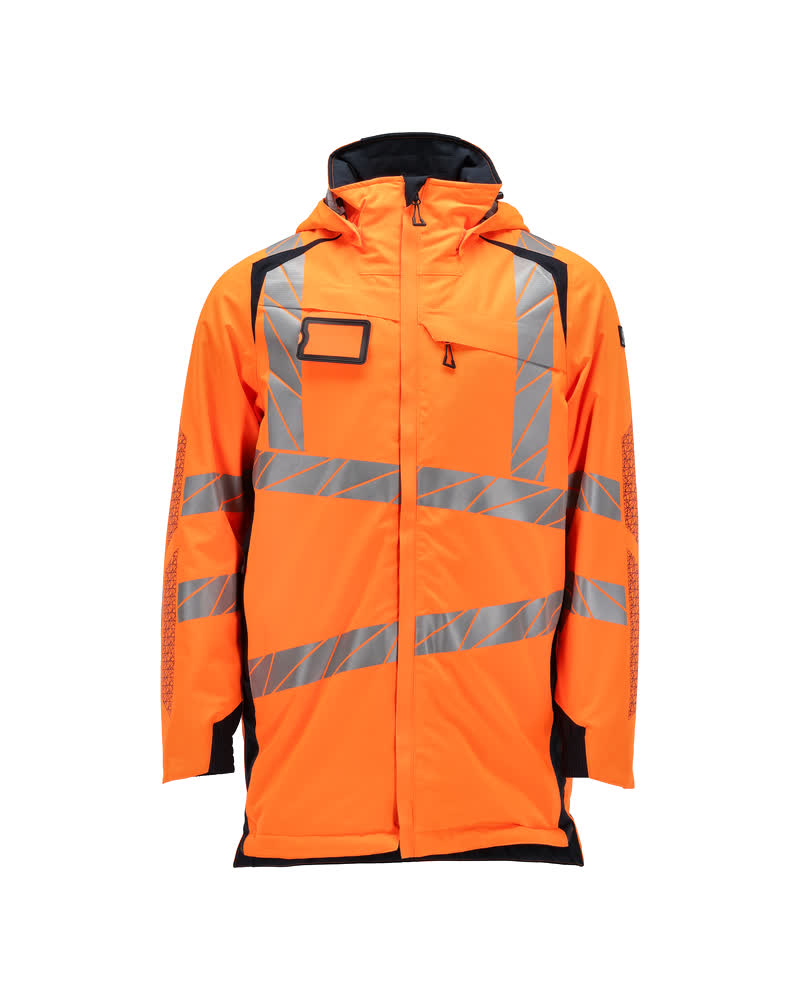 Parka Jacket ACCELERATE SAFE hi-vis orange/dark navy