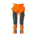Arbeitshose mit Holstertaschen ACCELERATE SAFE hi-vis orange/dark petroleum