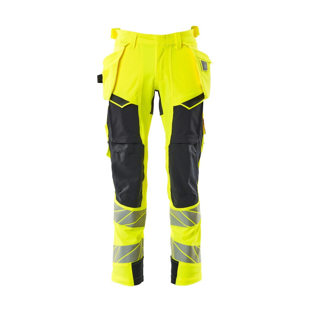 Arbeitshose mit Holstertaschen ACCELERATE SAFE hi-vis yellow/dark navy