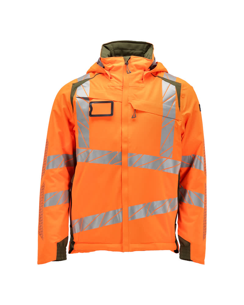 Winterjacke ACCELERATE SAFE hi-vis orange/moss green
