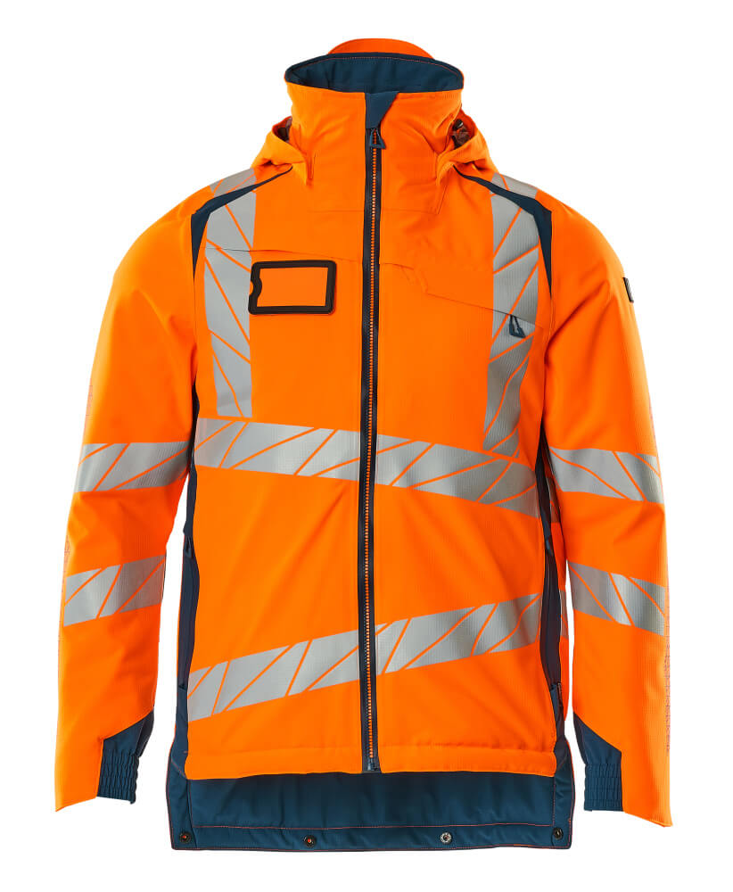 Winterjacke ACCELERATE SAFE hi-vis orange/dark petroleum