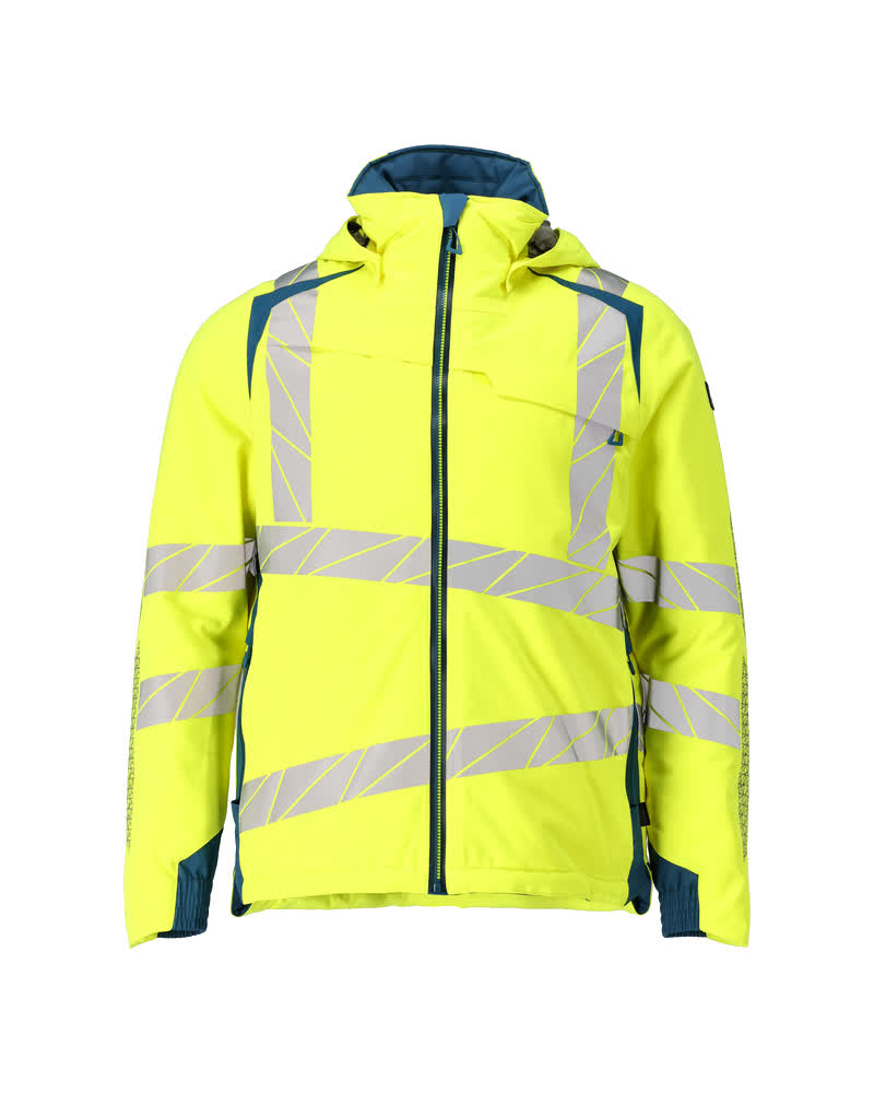 Winterjacke ACCELERATE SAFE hi-vis yellow/dark petroleum