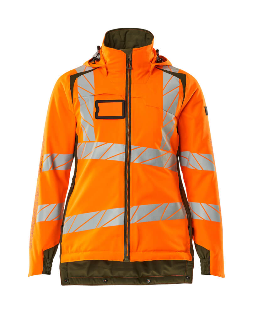 Winterjacke ACCELERATE SAFE hi-vis orange/moss green