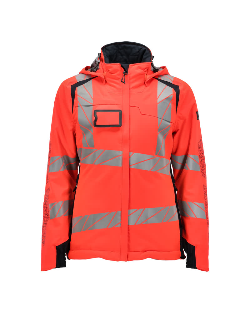 Winterjacke ACCELERATE SAFE hi-vis red/dark navy