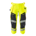 3/4 Arbeitshose mit Holstertaschen ACCELERATE SAFE hi-vis yellow/dark navy