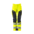 Arbeitshose mit Kniepolstertaschen ACCELERATE SAFE hi-vis yellow/dark navy