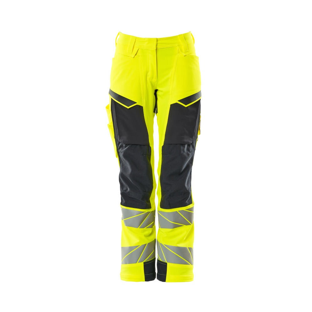 Arbeitshose mit Kniepolstertaschen ACCELERATE SAFE hi-vis yellow/dark navy