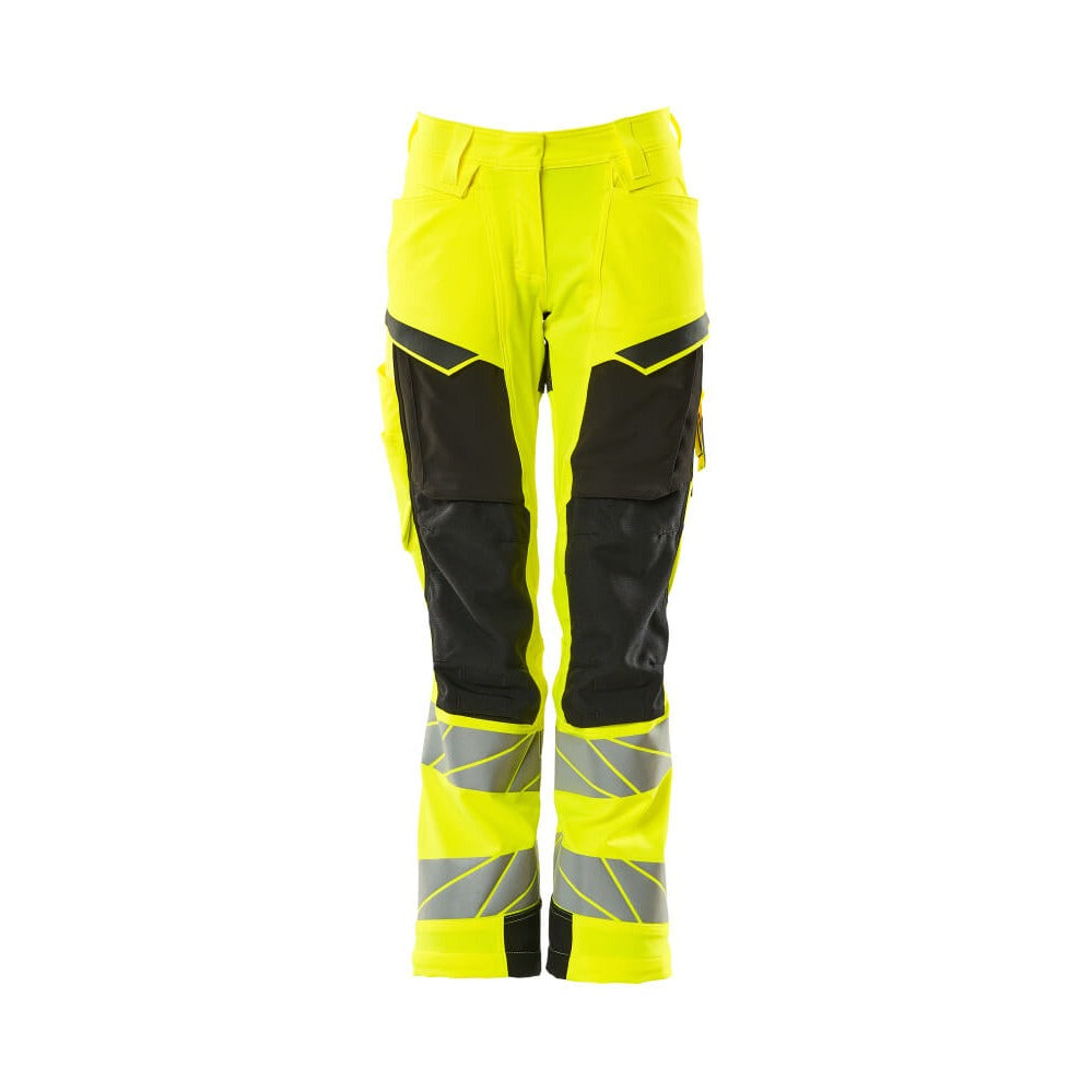 Arbeitshose mit Kniepolstertaschen ACCELERATE SAFE hi-vis yellow/black