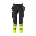 Arbeitshose mit Holstertaschen ACCELERATE SAFE dark navy/hi-vis yellow