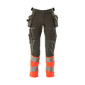 Arbeitshose mit Holstertaschen ACCELERATE SAFE dark anthracite/hi-vis red