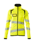 Fleecepullover mit Reißverschluss ACCELERATE SAFE hi-vis yellow/black