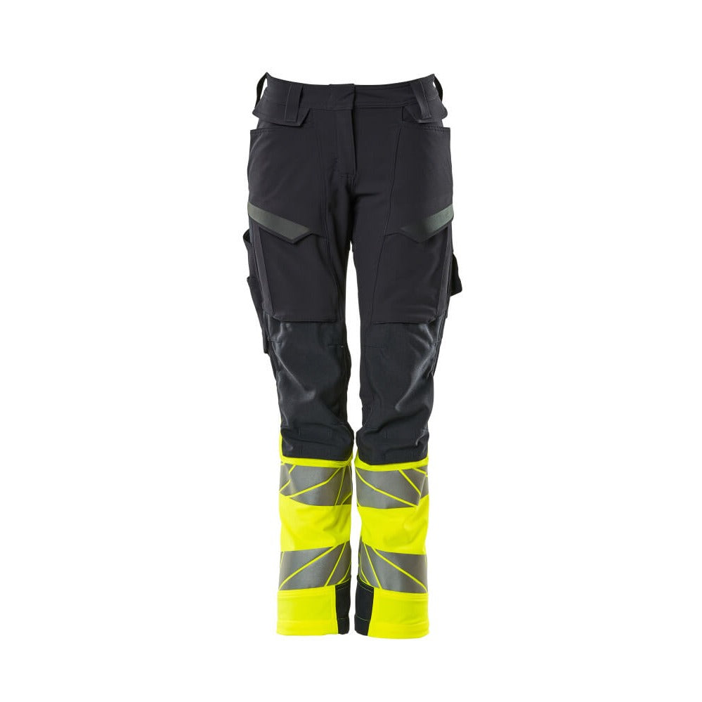 Arbeitshose mit Kniepolstertaschen ACCELERATE SAFE dark navy/hi-vis yellow