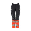 Arbeitshose mit Kniepolstertaschen ACCELERATE SAFE dark navy/hi-vis red