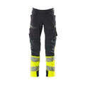 Arbeitshose mit Kniepolstertaschen ACCELERATE SAFE dark navy/hi-vis yellow