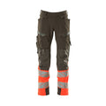 Arbeitshose mit Kniepolstertaschen ACCELERATE SAFE dark anthracite/hi-vis red