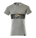 T-Shirt ACCELERATE SAFE grey-flecked/hi-vis orange