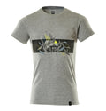 T-Shirt ACCELERATE SAFE grey-flecked/hi-vis yellow