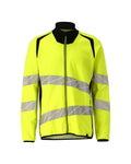 Sweatshirt mit Reißverschluss ACCELERATE SAFE hi-vis yellow/black