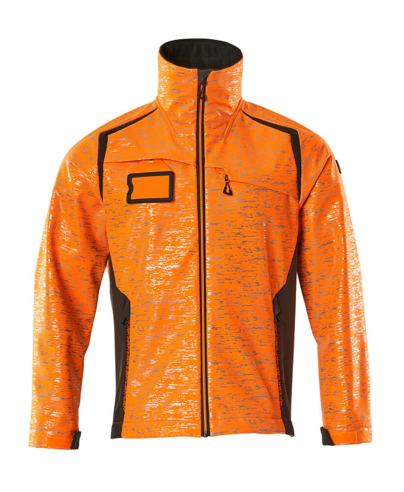 Softshell-Jacke ACCELERATE SAFE hi-vis orange/dark anthracite