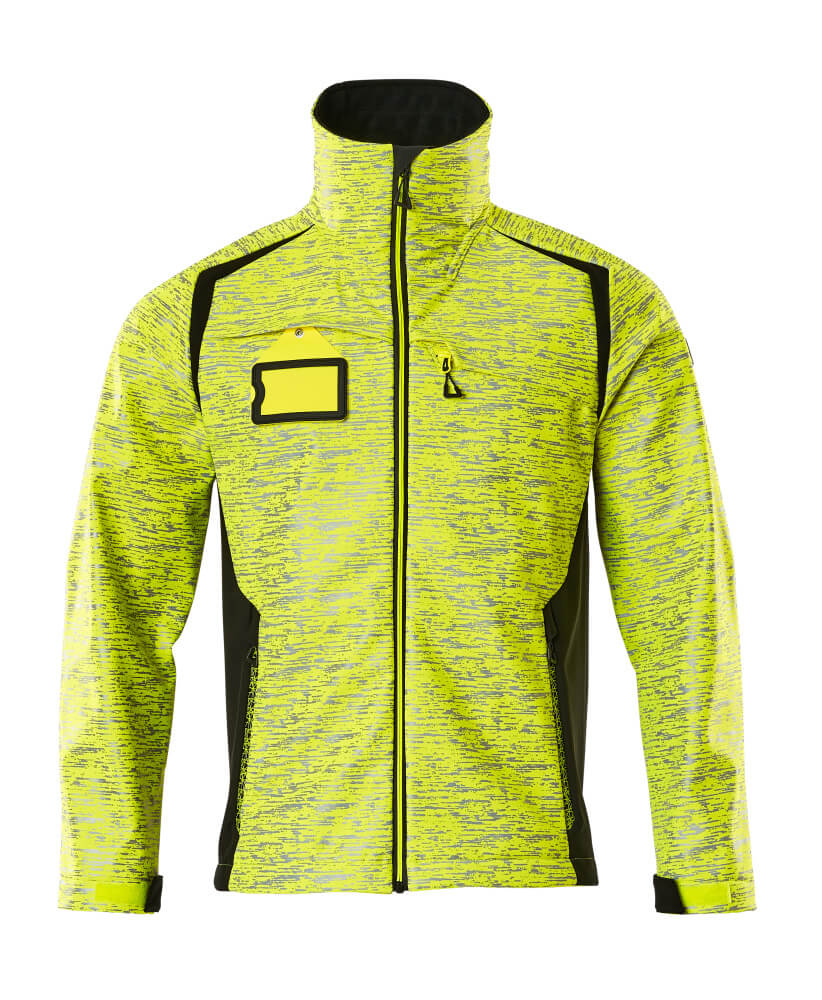 Softshell-Jacke ACCELERATE SAFE hi-vis yellow/black