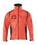 Softshell-Jacke ACCELERATE SAFE hi-vis red/dark anthracite