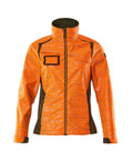Softshell-Jacke ACCELERATE SAFE hi-vis orange/moss green