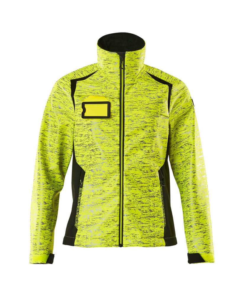 Softshell-Jacke ACCELERATE SAFE hi-vis yellow/black