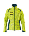 Softshell-Jacke ACCELERATE SAFE hi-vis yellow/dark petroleum
