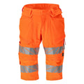 Lange Arbeitsshorts ACCELERATE SAFE warnschutz-orange