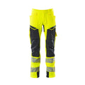 Arbeitshose mit Kniepolstertaschen ACCELERATE SAFE hi-vis yellow/dark navy